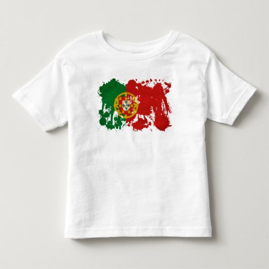 ポルトガルの旗 トドラーTシャツ (正面)
