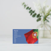 ポルトガルの旗 名刺 (スタンド正面)