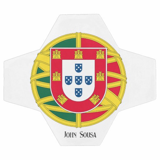 ポルトガルの日の休暇に向けたポルトガル国旗 サッカーボール (フラット)