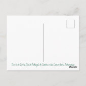 ポルトガルの日の休暇に向けたポルトガル国旗 ポストカード (裏面)