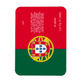 ポルトガルの日の休暇に向けたポルトガル国旗 マグネット (縦)