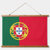ポルトガルの日の休暇に向けたポルトガル国旗 吊り下げ型タペストリー (正面)