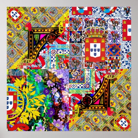 ポルトガルの民俗デザイン ポスター (正面)