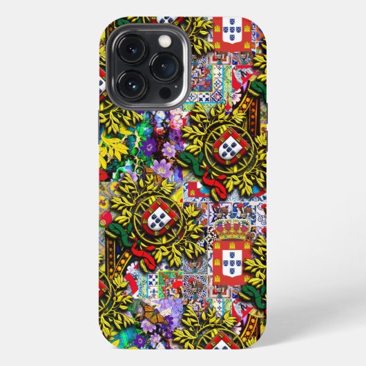 ポルトガルの民俗芸術 iPhoneケース (裏面)