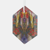 ポルトガルの民芸品 ガラスオーナメント (正面左)