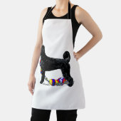 ポルトガルの水上犬（浮き線を付けて立つ） エプロン (インサイチュ)
