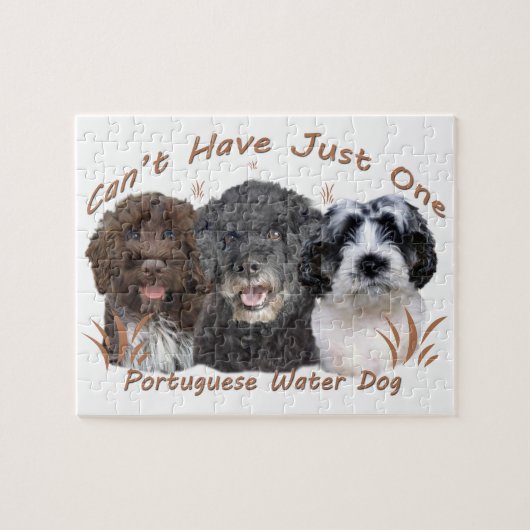 ポルトガルの水犬は一匹しか飼えない ジグソーパズル (横)