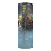 ポルトガルの水犬クリスマスフェスティバルシーズン タンブラー (裏面)