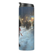 ポルトガルの水犬クリスマスフェスティバルシーズン タンブラー (回転右)