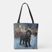 ポルトガルの水犬クリスマスフェスティバルシーズン トートバッグ (裏面)