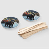 ポルトガルの水犬クリスマスフェスティバルシーズン ハンドファン (組立なし)