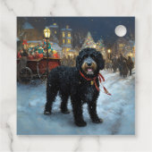 ポルトガルの水犬クリスマスフェスティバルシーズン フェイバータグ (裏面)