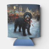 ポルトガルの水犬クリスマスフェスティバルシーズン 缶クーラー (裏面)