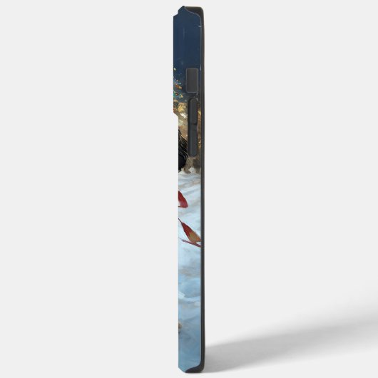 ポルトガルの水犬クリスマスフェスティバルシーズン Case-Mate iPhoneケース (裏面 / 左)