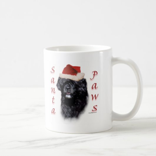 ポルトガルの水犬サンタポーズ コーヒーマグカップ (右)