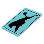 ポルトガルの水犬ダイビング マグネット (左側)