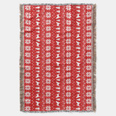 ポルトガルの水犬 | シルエットかわいいクリスマス スローブランケット (正面縦)