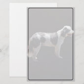 ポルトガルの水犬 便箋 (正面/裏面)