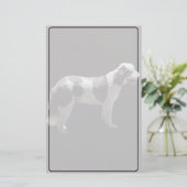 ポルトガルの水犬 便箋 (スタンド正面)