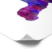 ポルトガルの水色の犬 ポスター (角)