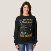 ポルトガルの水親愛犬ママBeinありがとう スウェットシャツ (正面フル)