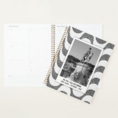 ポルトガルの波の石畳の写真フレーム プランナー手帳 (ディスプレー)