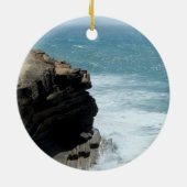 ポルトガルの海岸 セラミックオーナメント (裏面)