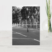 ポルトガルの犬のグレースケール空白の ノートカード (正面)