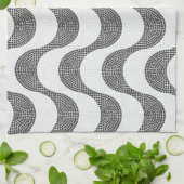 ポルトガルの石黒波 キッチンタオル (折り畳み)