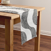 ポルトガルの石黒波 ショートテーブルランナー (インサイチュ)