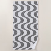 ポルトガルの石黒波 ビーチタオル (正面)
