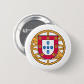 ポルトガルの紋章付き外衣 缶バッジ (正面&裏面)