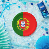 ポルトガルの紙皿の旗 ペーパープレート (パーティー)