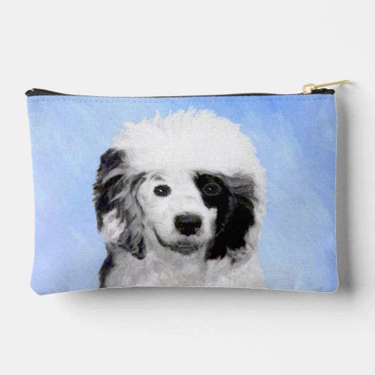 ポルトガルの絵を描ウォータードッグPWDオリジナルドッグアート アクセサリーポーチ (裏面)