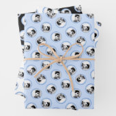 ポルトガルの絵を描ウォータードッグPWDオリジナルドッグアート ラッピングペーパーシート (インサイチュ)