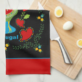 ポルトガルの緑の幸運 キッチンタオル (四つ折り)