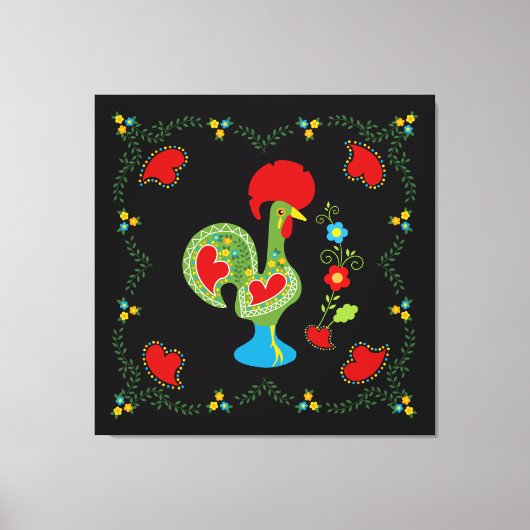 ポルトガルの緑の幸運 キャンバスプリント (正面)