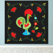 ポルトガルの緑の幸運 キャンバスプリント (インサイチュ (ウッドフロア))