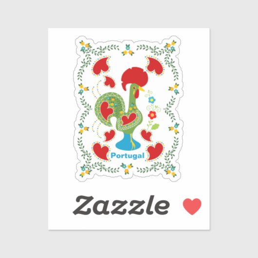 ポルトガルの緑の幸運 シール (シート)