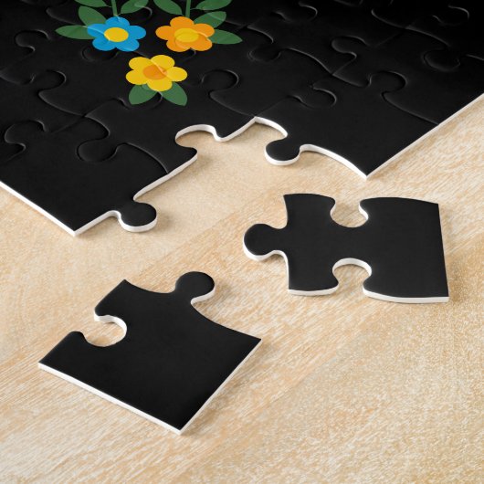 ポルトガルの緑の幸運 ジグソーパズル (側面)