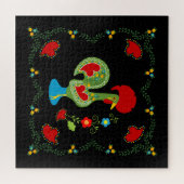 ポルトガルの緑の幸運 ジグソーパズル (横)