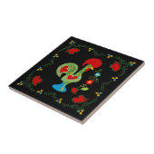 ポルトガルの緑の幸運 タイル (側面)