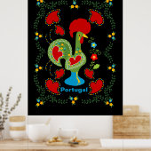 ポルトガルの緑の幸運 ポスター (キッチン)