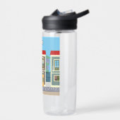 ポルトガルの美しい家で、タイルやアズレホスを持つ ウォーターボトル (左面)