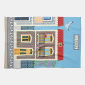 ポルトガルの美しい家で、タイルやアズレホスを持つ キッチンタオル (横)