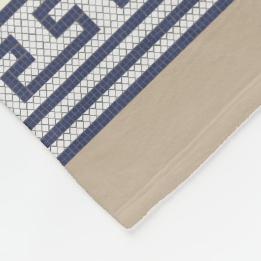 ポルトガルの美しい家で、タイルやアズレホスを持つ フリースブランケット (角)