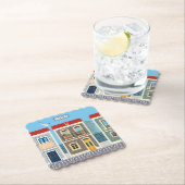 ポルトガルの美しい家で、タイルやアズレホスを持つ ペーパーコースター (インサイチュ)