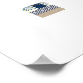 ポルトガルの美しい家で、タイルやアズレホスを持つ ポスター (角)