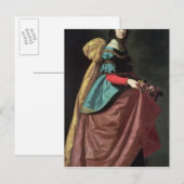 ポルトガルの聖エリザベス1640年 ポストカード (正面/裏面)