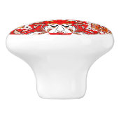 ポルトガルの陶磁器タイル模様 セラミックノブ (側面)